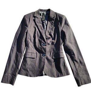 Black Suit Blazer Jacket Long Sleeve Size S Small Women's Grass Collection  Used